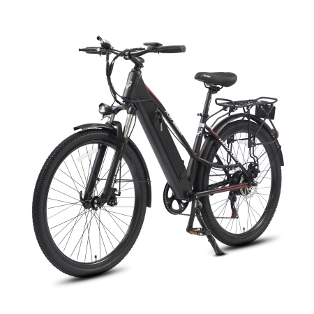 Электровелосипед WHITE SIBERIA CAMRY LIGHT 500W (матовый черный)