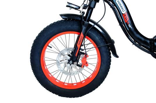 Электровелосипед Minako F11 Pro 20ah, красный