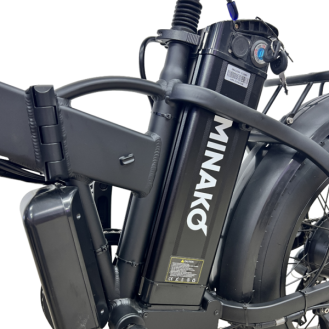 Электровелосипед Minako F10 Dual, черный