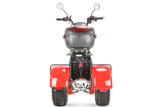 Электроскутер WHITE SIBERIA IKRA 5000W, красный