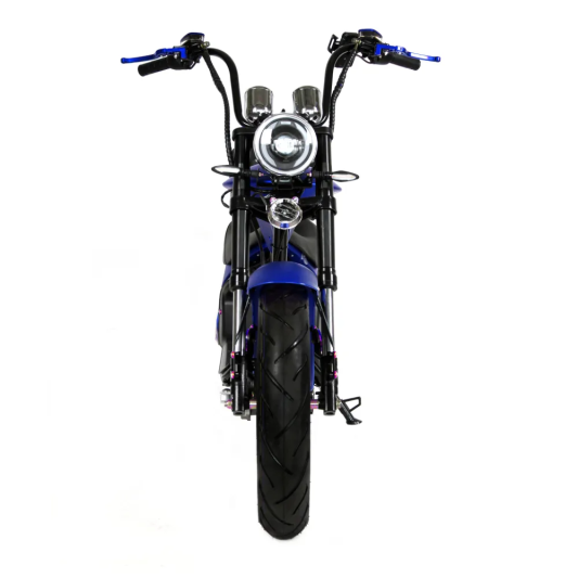 Электрический скутер Ikingi Chopper синий