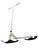Трюковый самокат-снегокат PLANK CYCLE, белый