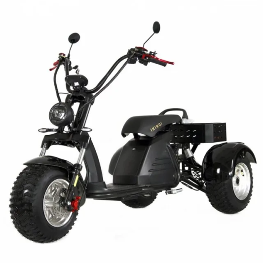 Трехколесный электроскутер Ikingi M6 Pro Trike черный