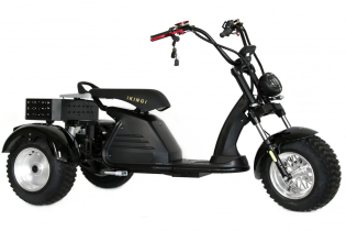 Трехколесный электроскутер Ikingi M6 Pro Trike черный