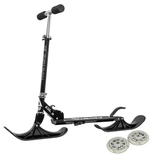 Детский самокат-снегокат Playshion Bluesky-SNW черный