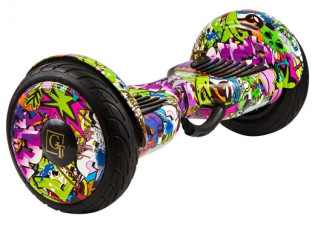 Гироскутер Smart GT PRO AQUA 10.5 APP, фиолетовый граффити