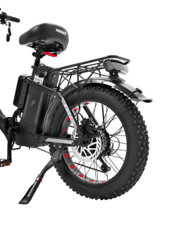 Электровелосипед Minako F11 Dual, черный