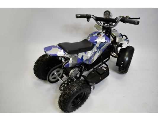 Электроквадроцикл El-Sport Kids ATV 800W 36V/12Ah, синий камуфляж